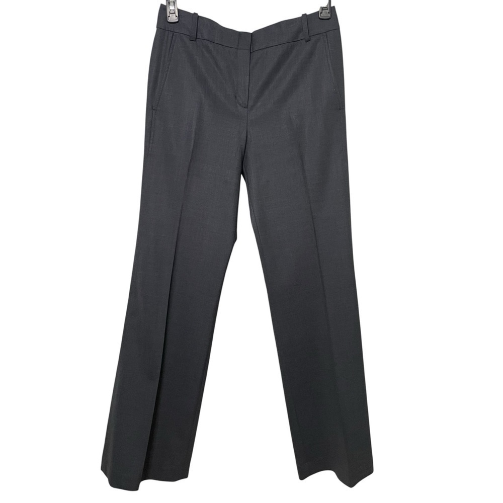 BCBGMAXAZRIA Wool Blend Dress Pants Navy Blue Women’s Size 6 Tailored Trousers